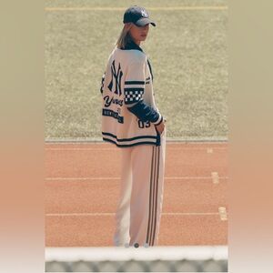 NWOT! The Wild Collective Anthro NY
Yankees MLB Cotton Cardigan Sold Out Online!